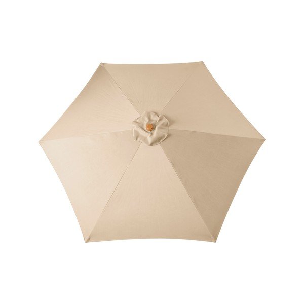 Umbrelă de soare bej ø 300 cm Wood – Rojaplast-image-3