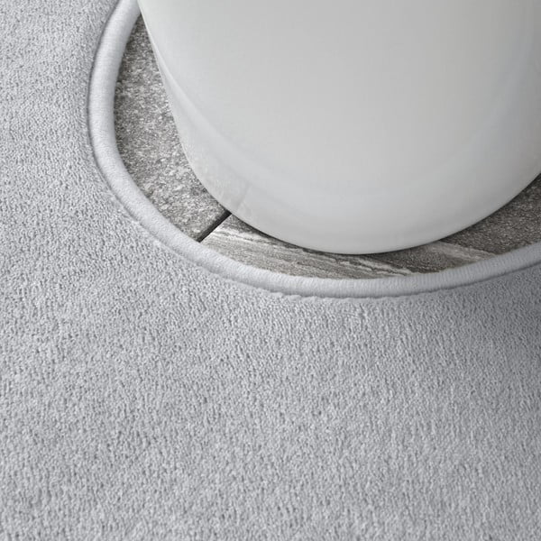 Covorașe de baie gri-deschis pentru WC 2 buc. din spumă cu memorie 50x80 cm Anti-Bacterial – Catherine Lansfield-image-3