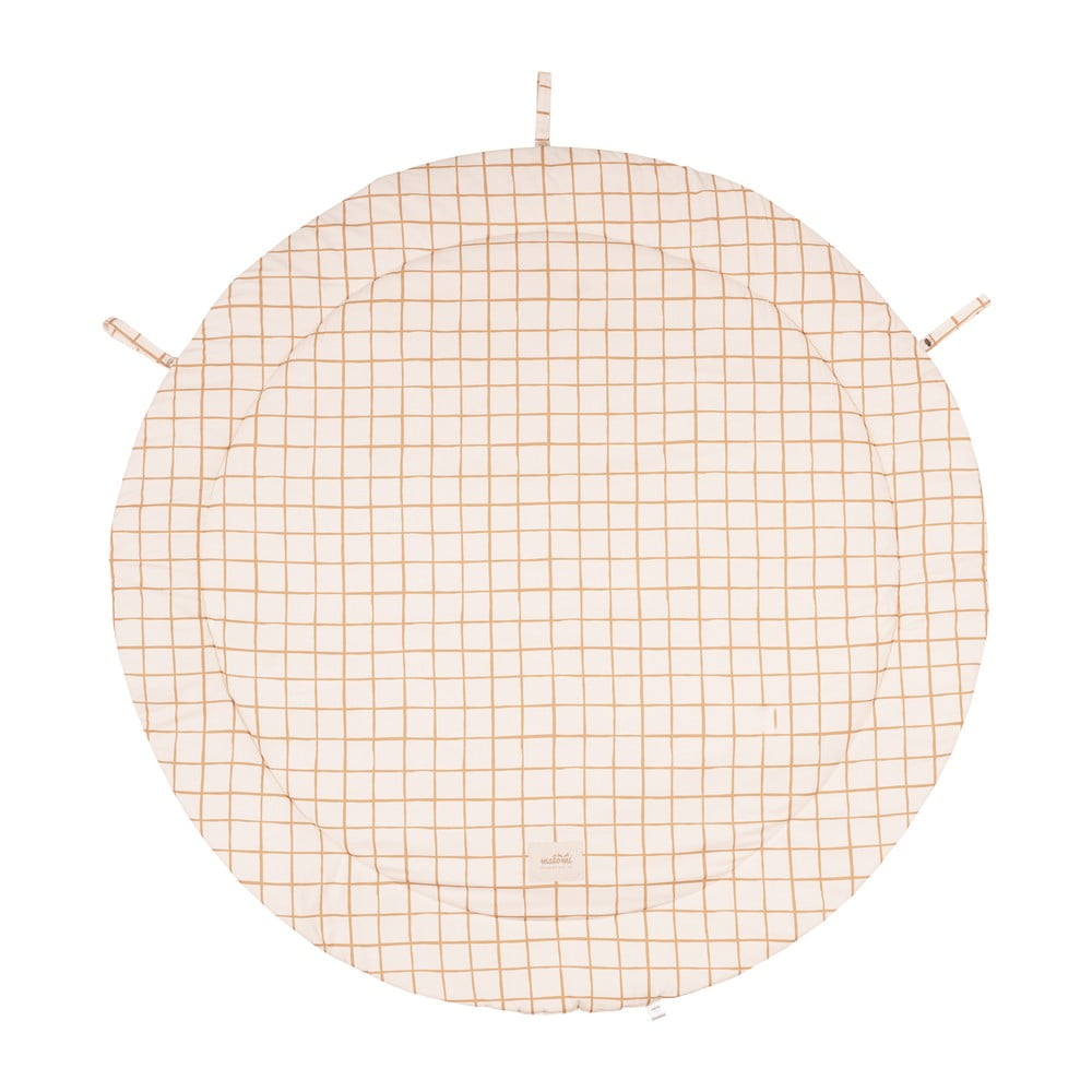 Saltea de joacă pentru copii bej Camel Check – Malomi Kids