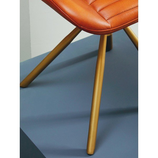 Taburet maro cu tapițerie din piele Buffalo – Premier Housewares-image-4