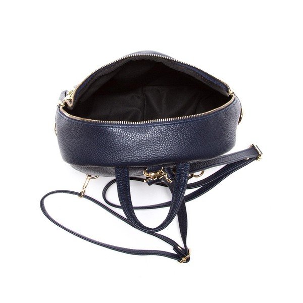 Rucsac din piele Roberta M Dulce, bleumarin-image-3