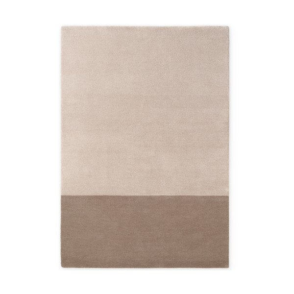 Covor maro/crem din amestesc de lână 120x170 cm Hugo – Villeroy&Boch
