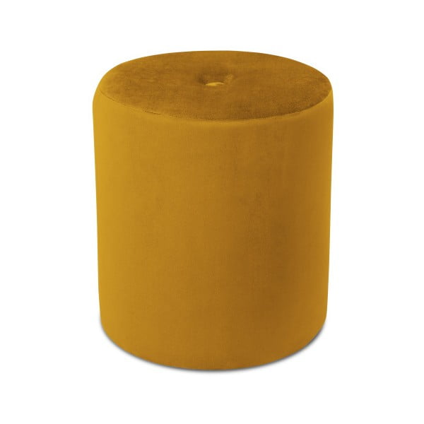 Puf Mazzini Sofas Fiore, ⌀ 40 cm, portocaliu-image-2