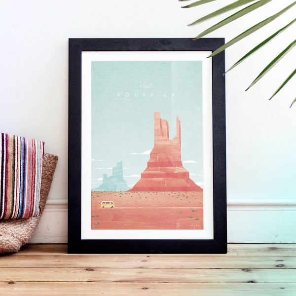 Poster Travelposter Route 66, A2-image-1