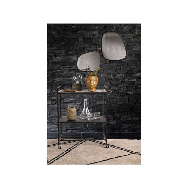 Vază din gresie ceramică Villa Collection Lilje, înălțime 17 cm-image-2