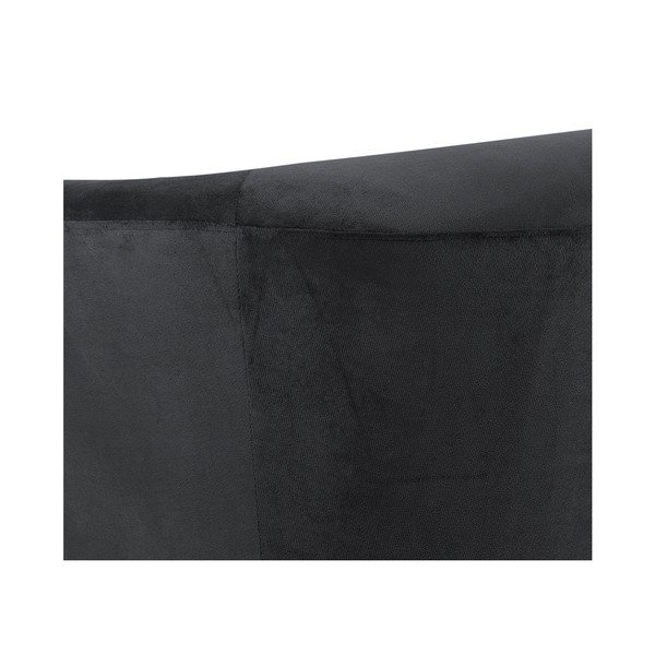 Canapea cu husă de catifea Actona Biloxi, lățime 160 cm, gri antracit-image-3