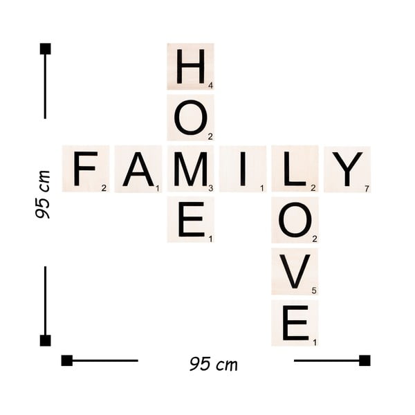 Decorațiune de perete Wallity Scrabble-image-3