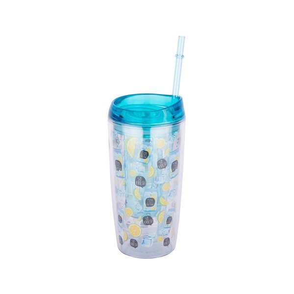 Pahar Tantitoni Infuser, 450 ml, albastru