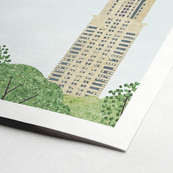 Poster 30x40 cm Chrysler Building - Travelposter-image-1