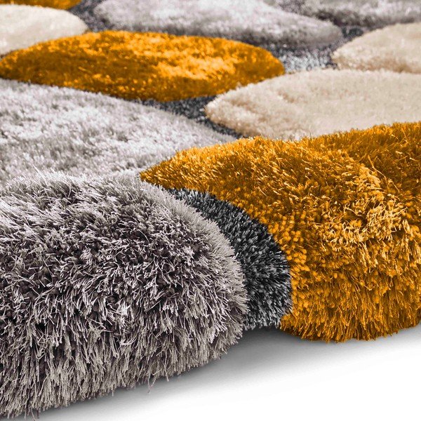 Covor Think Rugs Noble House Rock, 150 x 230 cm, galben-gri-image-4