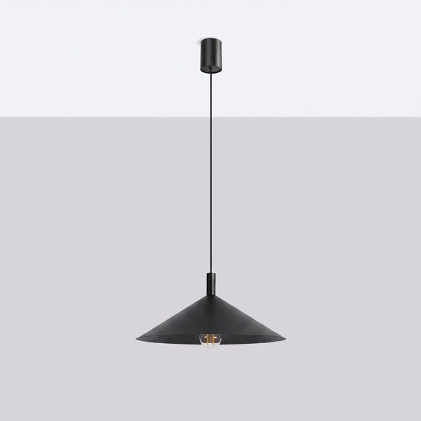 Lustră neagră din oțel ø 40 cm Zylo – Sollux-image-4