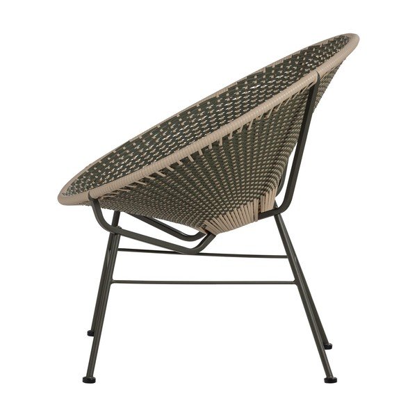 Fotoliu de grădină verde din ratan artificial Kazoun – WOOOD-image-3