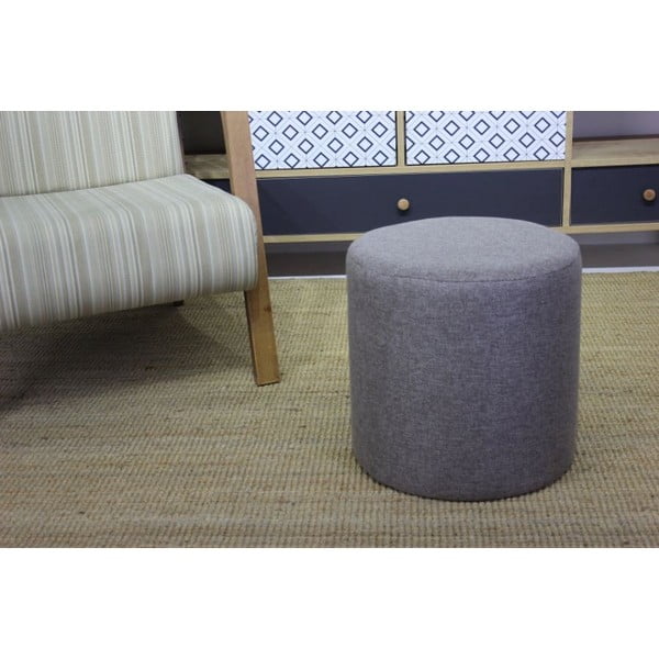 Taburet gri Silindir – Balcab Home-image-1
