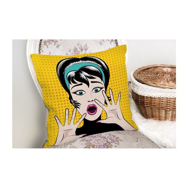Față de pernă din amestec de bumbac Minimalist Cushion Covers PopArt Points, 45 x 45 cm-image-2