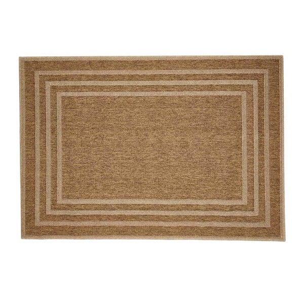 Covor adecvat pentru exterior Floorita Border, 160 x 230 cm, maro-image-1