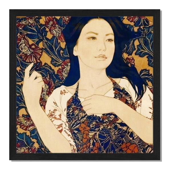 Tablou înrămat Liv Corday Asian Mariko, 40 x 40 cm