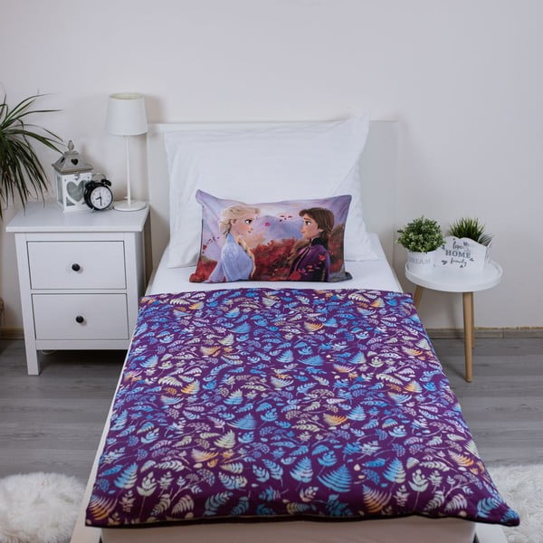 Lenjerie de pat pentru copii din bumbac pentru pătuț 100x135 cm Frozen "Wind" – Jerry Fabrics-image-2