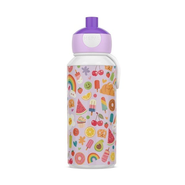 Sticlă pentru copii mov din plastic 400 ml Food Fest – Mepal