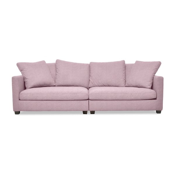 Canapea cu 3 locuri Vivonita Hugo, roz