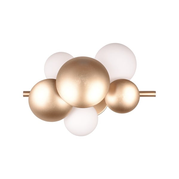 Aplică de perete alb-auriu  Bubble – Trio Select-image-4
