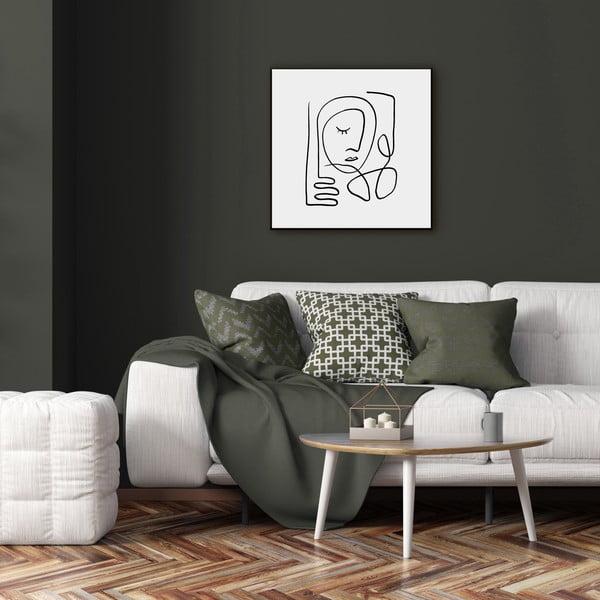 Tablou 50x50 cm Linear Face – Styler-image-1