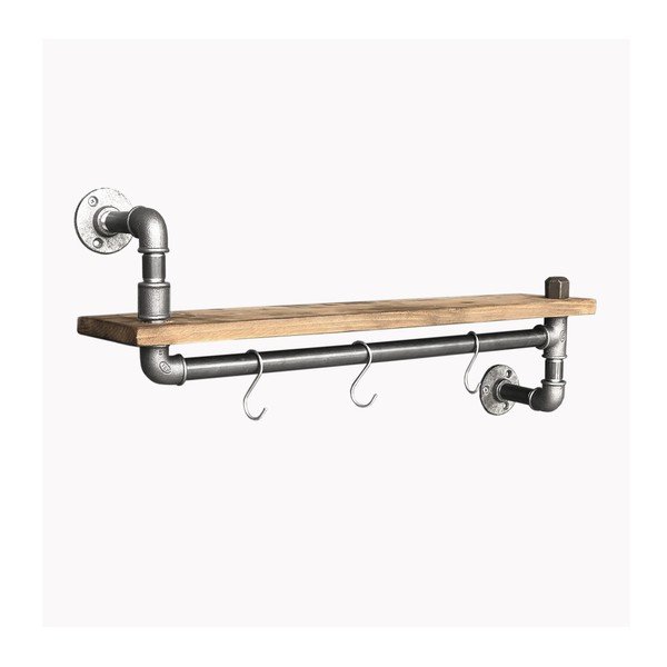 Raft din lemn și cuier Raf Pipe-image-2