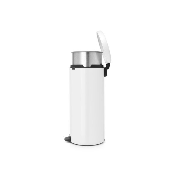 Coș de gunoi alb cu pedală din oțel 30 l NewIcon – Brabantia-image-1