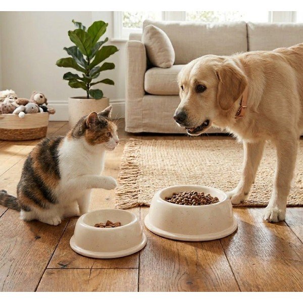 Bol pentru animale pentru animale de companie din gresie ceramică ø 16 cm – Casafina-image-2