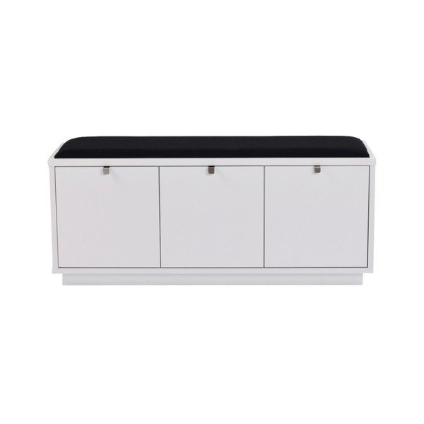 Pantofar alb/negru cu bancă Confetti – Rowico-image-1