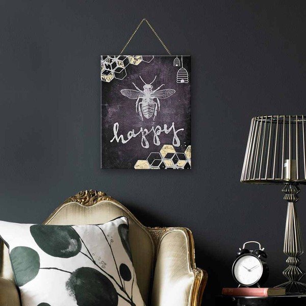 Tablou Graham & Brown Bee Happy, 40 x 50 cm-image-1