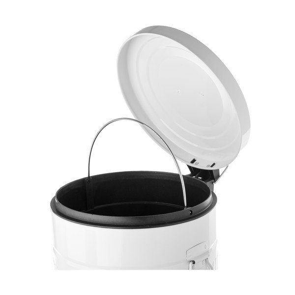 Coș de gunoi din metal, Casa Selección,  20 l, alb-image-1