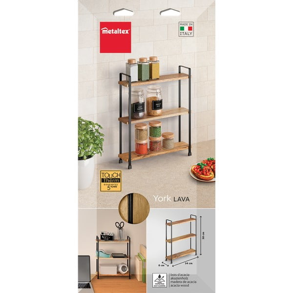 Organizator pentru mirodenii din lemn York – Metaltex-image-3