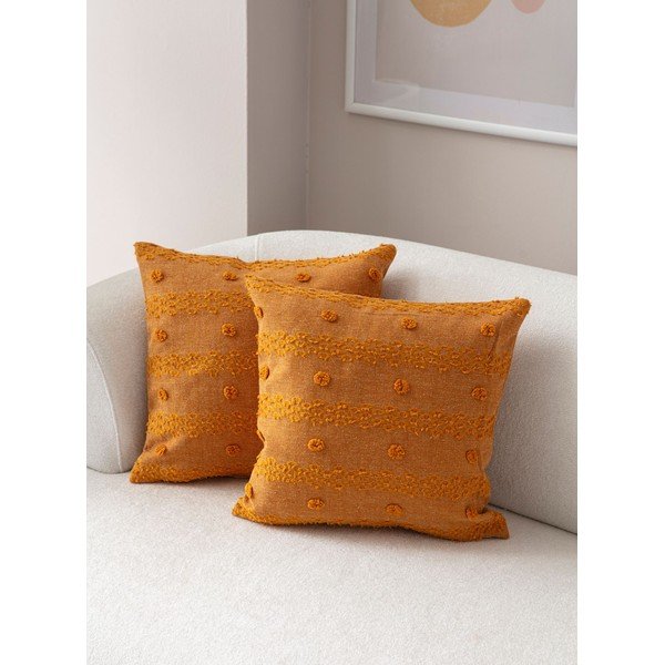 Fețe de pernă 2 buc. 43x43 cm Tuffet – Mioli Decor-image-1