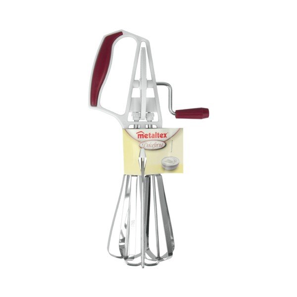 Mixer manual din oțel inoxidabil Metaltex Whiper, 25 x 13 cm-image-1