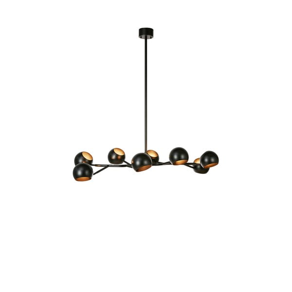 Lustră neagră cu abajur din metal Edgar – Markslöjd-image-4