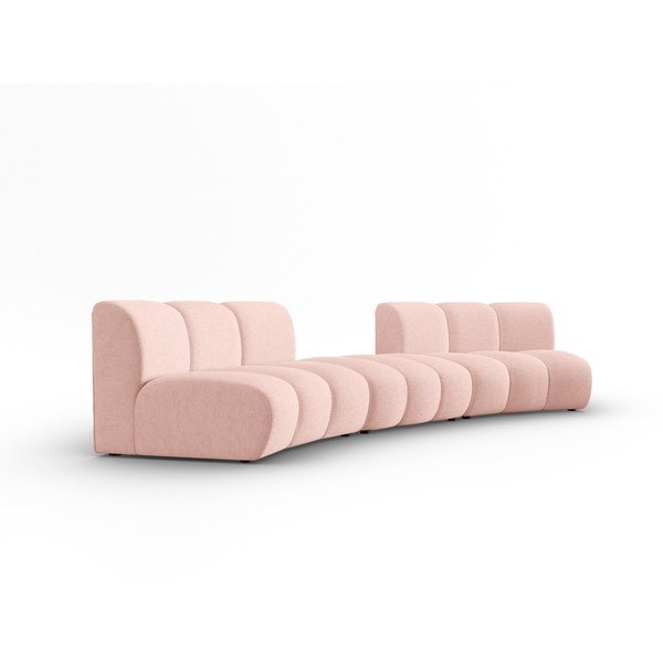 Canapea roz 367 cm Lupine – Micadoni Home-image-2