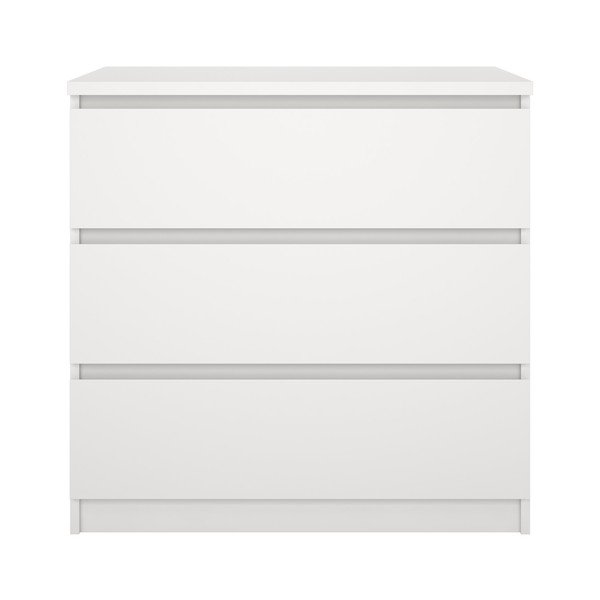 Comodă albă 77x76x50 cm Naia – Tvilum-image-3