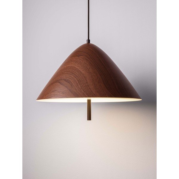 Lustră în culoare naturală LED din metal cu abajur din metal ø 40 cm Oros – Nova Luce-image-2