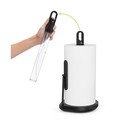 Suport de prosoape de hârtie negru mat din oțel – simplehuman
