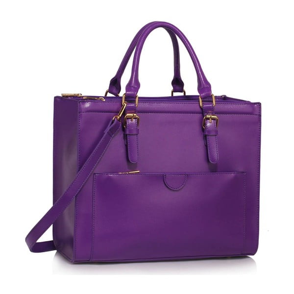 Geantă L&S Bags Alicia, violet 