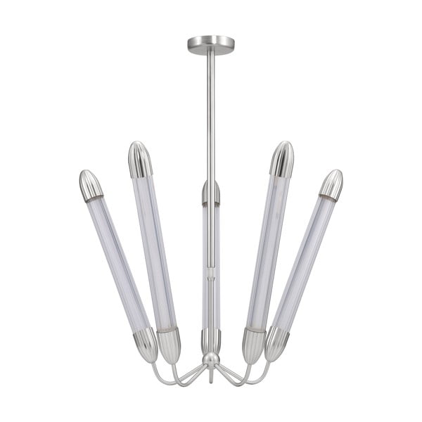 Lustră argintie din oțel cu abajur din sticlă ø 86 cm Lemon Squeeze – UMAGE-image-3