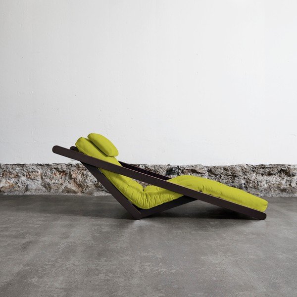 Șezlong extensibil Karup Figo Wenge/Pistacie-image-1
