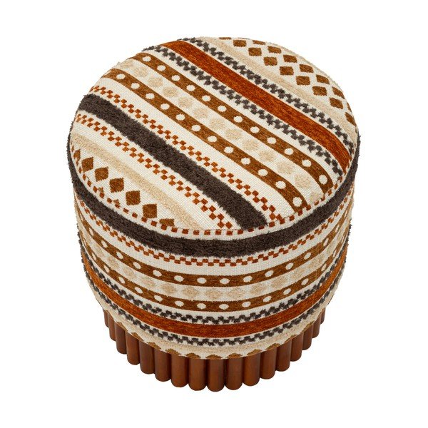 Puf maro/bej Ethnic  – Mauro Ferretti-image-2