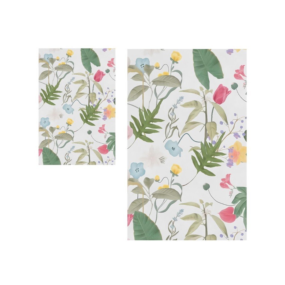 Covorașe de baie 2 buc. 60x100 cm Floral – Mila Home