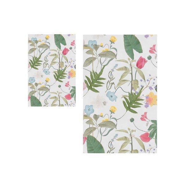 Covorașe de baie 2 buc. 60x100 cm Floral – Mila Home