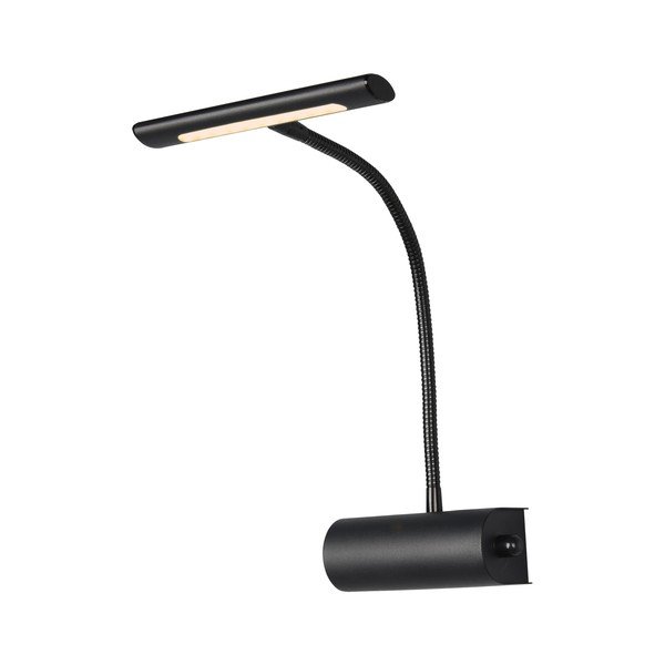 Aplică de perete negru-mat LED cu structură flexibilă/cu intensitate reglabilă Curtis – Trio-image-4