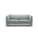 Canapea albastră cu tapițerie din chenille 168 cm Georgia – Micadoni 