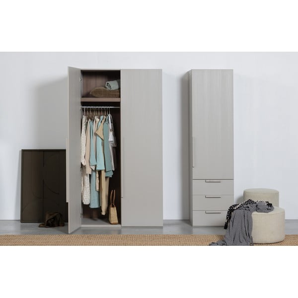 Dulap modular gri 110x210 cm Rens – WOOOD-image-1