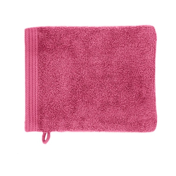 Prosop mănușă duș/baie Jalouse Maison Gant Fuchsia, 16 x 21 cm, roz fucsia