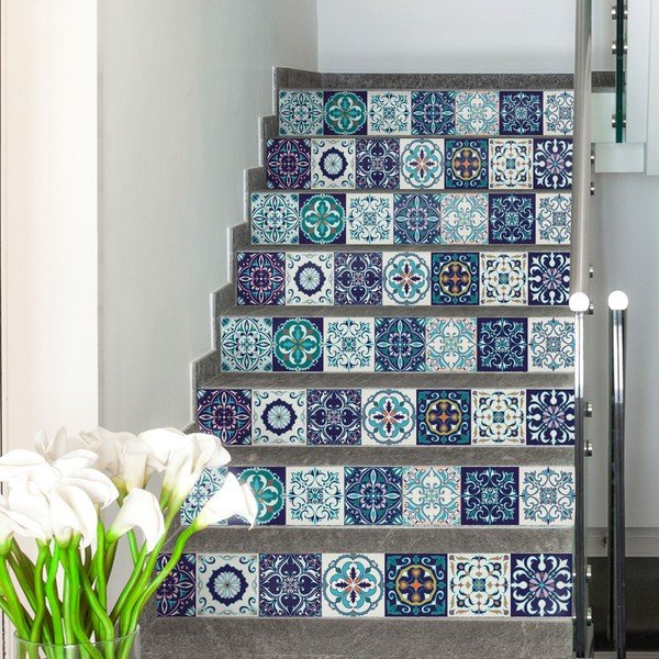 Set 2 autocolante pentru scări Ambiance Nando, 15 x 105 cm-image-1